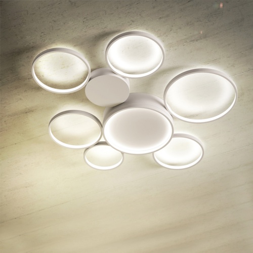 Потолочный светильник TWINE 7 rings White 204609-26