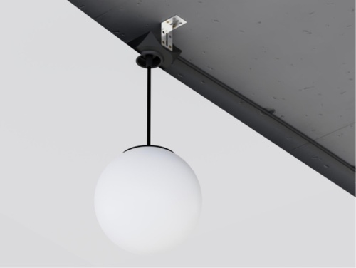 Основание для светильника Arte lamp A410406 ПОТОЛОЧНОЕ ОСНОВАНИЕ ДЛЯ ПОДВЕСНЫХ СВЕТИЛЬНИКОВ - ЧЕРНЫЙ ЦВЕТ