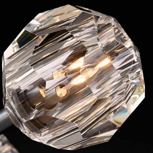 Люстра RH Boule De Cristal Linear Chandelier 6 Nickel 240203-22
