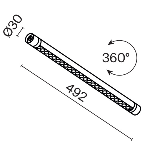 Светильник Technical C149CL-L500-12W3K-B