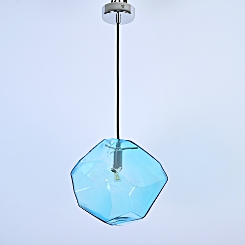 Подвесной светильник Color Ice Cube Pendant JEVIO 1 Голубой 140781-26