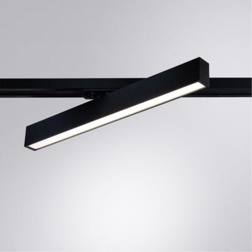 Трековый светильник Arte lamp A4576PL-1BK СВЕТИЛЬНИК ПОТОЛОЧНЫЙ LINEETTA 220В 18Вт 1000Лм 4000K 90+ 120°