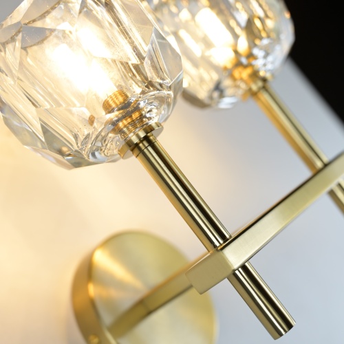 Бра Boule de Cristal Double Sconce Brass 73769-22