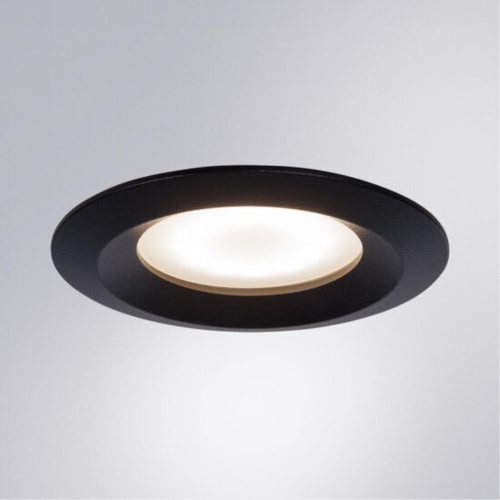 Точечный встраиваемый светильник Arte lamp A2861PL-1BK Светильник потолочный встраиваемый MIRA для MR16 Ø77x22мм белый IP20 монтаж Ø67мм