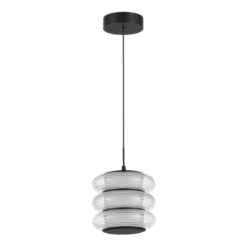 SL6239.403.03 Светильник подвесной ST-Luce черный/прозрачный LED 1*16W 3000K ФРИТЕЛЛА
