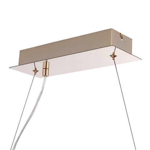 SL6135.233.01 Светильник подвесной ST-Luce золотистый/белый, янтарный LED 1*24W 3000K ЛАЙТА