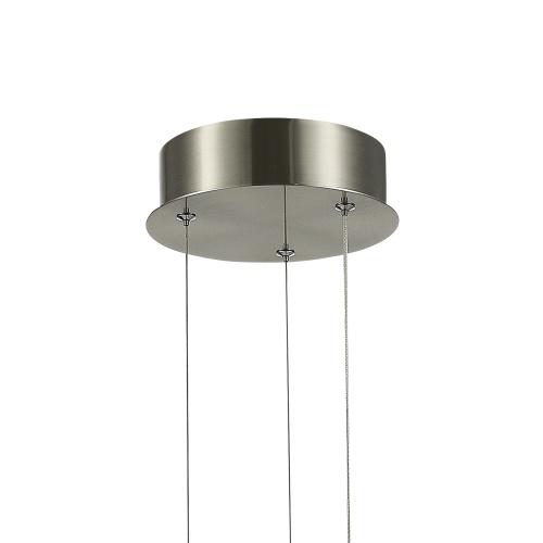 SL6235.103.20 Светильник подвесной ST-Luce Никель/Прозрачный LED 1*20W 4000K ФИЕРА