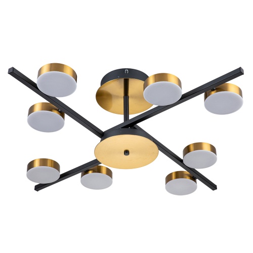 Светильник на штанге Escada 10266/8 LED*120W Black/Brass