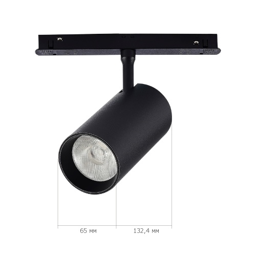 ST375.406.20 Магнитный трековый светильник SMART Черный LED 1*20W 2700K-6500K 1 800Lm Ra90 36° IP20 СКАЙЛАЙН 48V