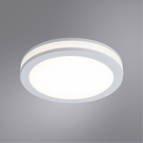 Точечный встраиваемый светильник Arte lamp A8431PL-1WH Светильник потолочный встраиваемый светодиодный TABIT Ø95x33мм IP20 монтаж Ø78мм 12Вт 920Лм 4000К 80+ 100°