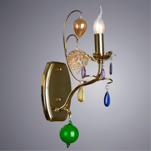 Бра Arte lamp A2011AP-1GO СВЕТИЛЬНИК НАСТЕННЫЙ