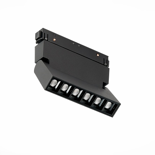 ST364.436.06 Магнитный трековый светильник Черный LED 1*6W 3000K 532Lm Ra>80 36° IP20 L120xW22xH108 СКАЙЛАЙН 48V