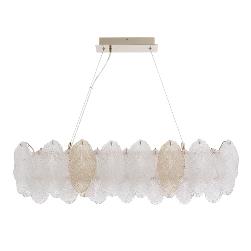 SL6135.233.01 Светильник подвесной ST-Luce золотистый/белый, янтарный LED 1*24W 3000K ЛАЙТА