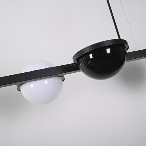 Реечный подвесной светильник PALMA Wall lamp 3 шара + 1 вазон горизонтальная 204173-22