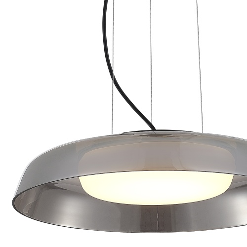 SL6019.413.01 Светильник подвесной ST-Luce Черный/Дымчатый, Белый LED 1*36W 3000K ФОРЕЙ