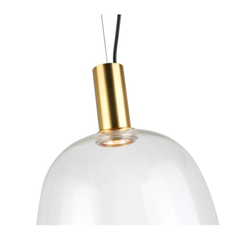 SL1582.313.01 Светильник подвесной ST-Luce Бронзовый/Прозрачный LED 1*7W 2700K АЛЕНОР