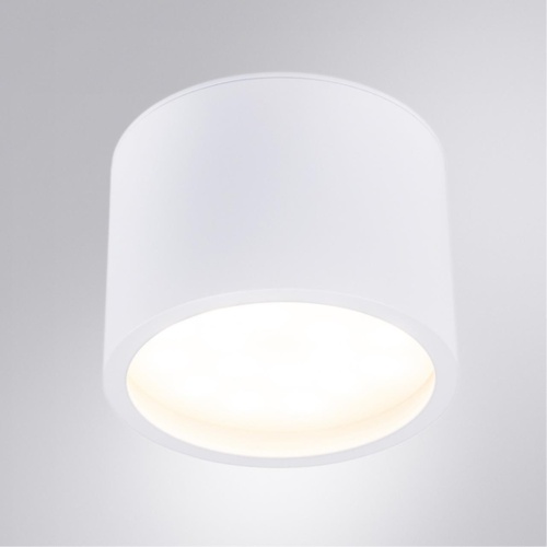 Накладной светильник Arte lamp A5543PL-1WH Светильник потолочный накладной INTERCRUS для GX53 Ø80x60мм белый IP44