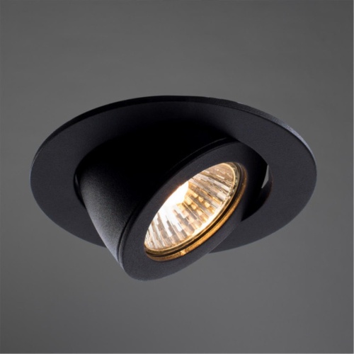 Точечный встраиваемый светильник Arte lamp A4009PL-1BK СВЕТИЛЬНИК ПОТОЛОЧНЫЙ