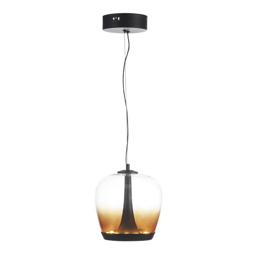 SL6014.413.01 Светильник подвесной ST-Luce Черный/Коричневый, Черный LED 1*17W 3000K РИПЛ