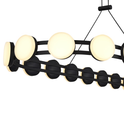 SL6610.403.26 Светильник подвесной ST-Luce черный/белый LED 1*50W 4000K МОНРО