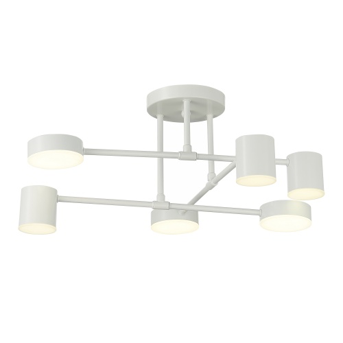 SLE201052-06 Светильник потолочный Белый/Белый LED 6*7W 4000K НОБЕЛЬ