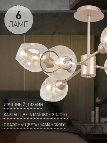 Потолочная люстра 2658-6U