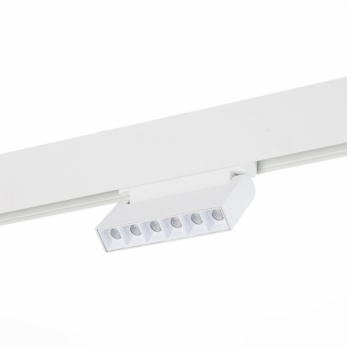 ST364.536.06 Магнитный трековый светильник белый LED 1*6W 3000K 532Lm Ra>80 36° IP20 L120xW22xH108 4 СКАЙЛАЙН 48V