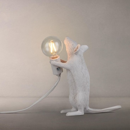 Настольная лампа Mouse Standing White Right 168482-22