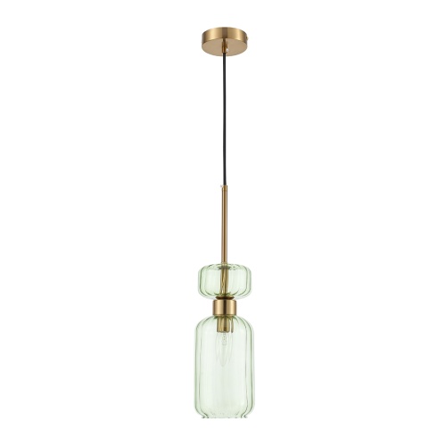 Подвесной светильник Escada 1141/1S E14*60W Antigue copper/Green