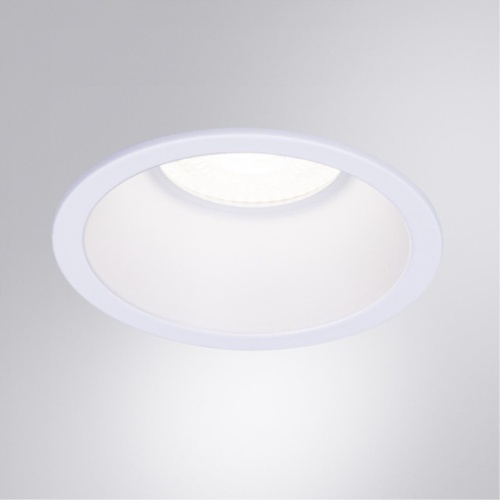 Точечный встраиваемый светильник Arte lamp A2864PL-1WH Светильник потолочный встраиваемый DASH для MR16 Ø86x40мм белый IP20 монтаж Ø77мм
