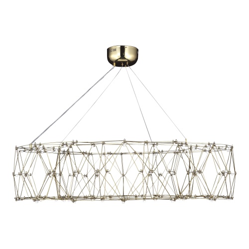 SL6602.203.72 Светильник подвесной ST-Luce Золотистый/Прозрачный LED 1*72W 4000K ГРАВЕТТА