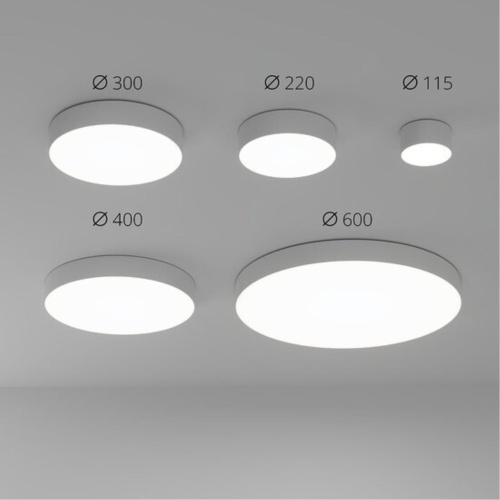 Arte lamp A7335PL-1WH СВЕТИЛЬНИК ПОТОЛОЧНЫЙ FADO 220В 300мм 36Вт 3300Лм 3000К 90+ 110°