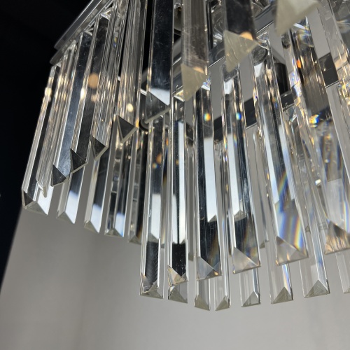 Подвесная люстра RH 1920S ODEON CLEAR GLASS FRINGE chrome 228792-22