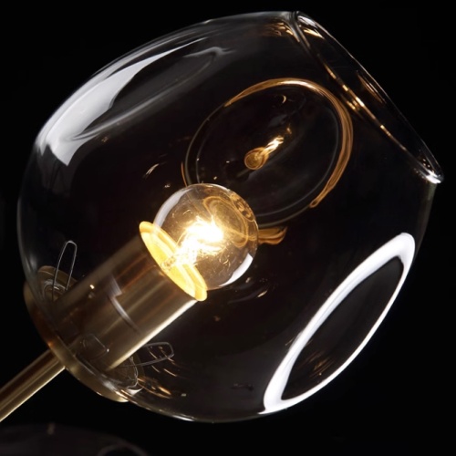Люстра на штанге Адель Branching Bubble Chandelier L11 Black Amber 239861-22