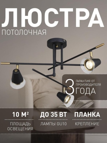Потолочная люстра 4618-3C