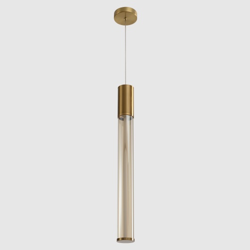Светильник подвесной Crystal Lux LINEUP SP11W LED BRASS