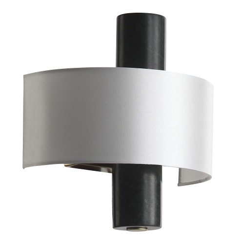 SL6230.401.01 Светильник настенный ST-Luce Черный/Белый LED 1*5W 3000K НОБИЛЕ