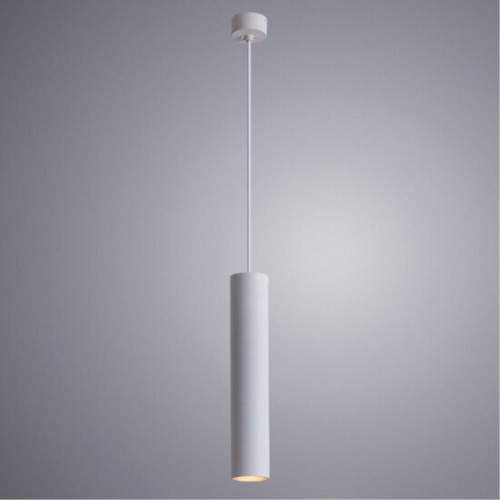 Подвесной светильник Arte lamp A1530SP-1WH Светильник подвесной TORRE для MR16 Ø56x300мм белый IP20