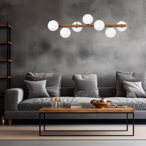 Подвесной светильник TK Lighting 10272 Estera Wood