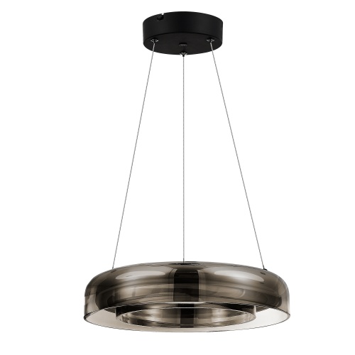 SL6019.323.01 Светильник подвесной ST-Luce Черный/Дымчатый, Белый LED 1*18W 3000K ФОРЕЙ
