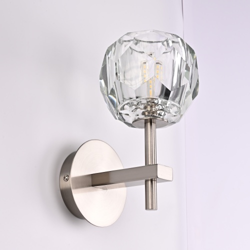 Бра Boule de Cristal Single Sconce Никель 196952-22