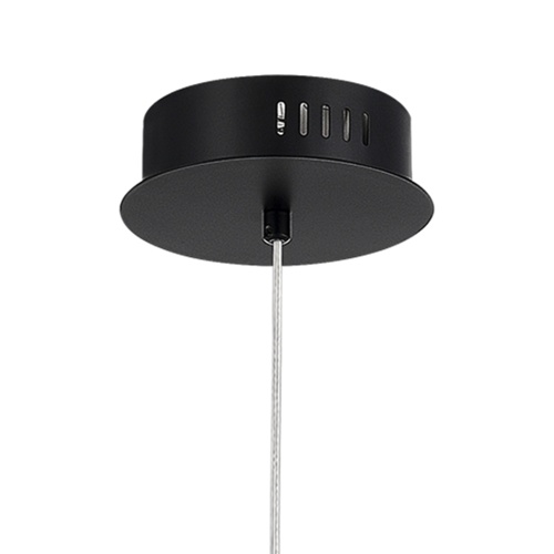 SL6130.403.06 Светильник подвесной ST-Luce Черный/Белый, Дымчатый LED 1*8W 3000K АЙС
