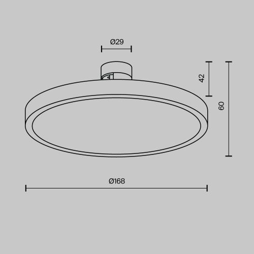 Трековый светильник Technical TR153-1-10W4K-PT