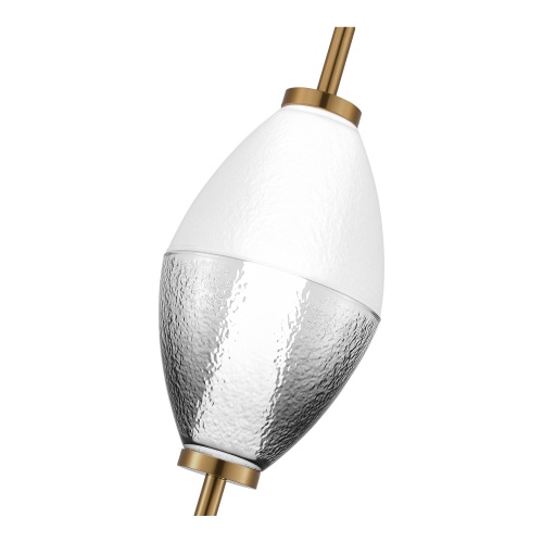 SL6130.403.06 Светильник подвесной ST-Luce Черный/Белый, Дымчатый LED 1*8W 3000K АЙС