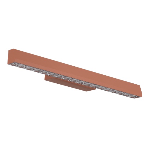 SL1018.623.01 Светильник подвесной ST-Luce терракотовый/прозрачный LED 1*11W 4000K ЭВКЛИДИК