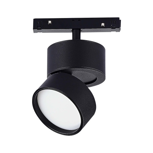 ST809.446.09 Магнитный трековый светильник Черный LED 1*9W 4000K 600Lm Ra>90 120° IP20 D85xH126 48V СКАЙЛАЙН 48V