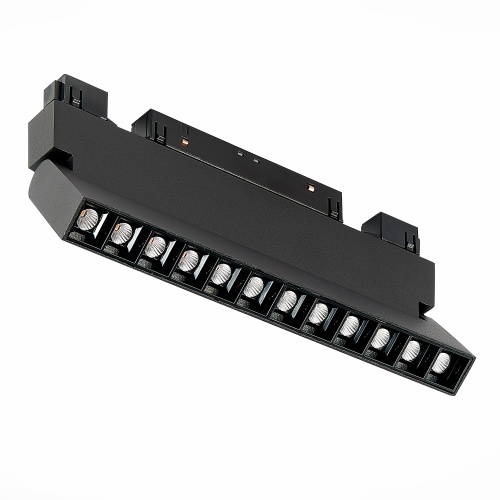 ST364.446.12 Магнитный трековый светильник Черный LED 1*12W 4000K 1 009Lm Ra>90 36° IP20 L219xW22xH1 СКАЙЛАЙН 48V