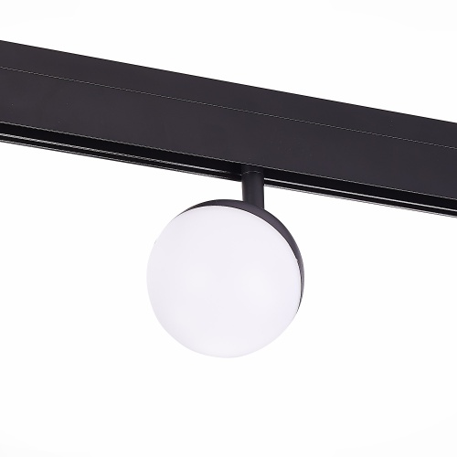 ST358.436.07 Магнитный трековый светильник Черный LED 1*7W 3000K 520Lm Ra>80 120° IP20 L120xW90xH192 СКАЙЛАЙН 48V