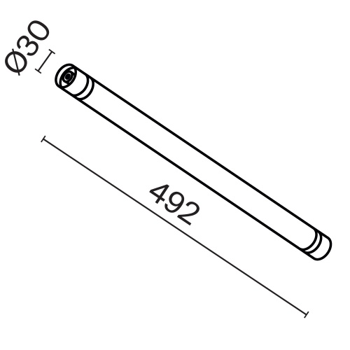 Светильник Technical C148CL-L500-7W3K-B
