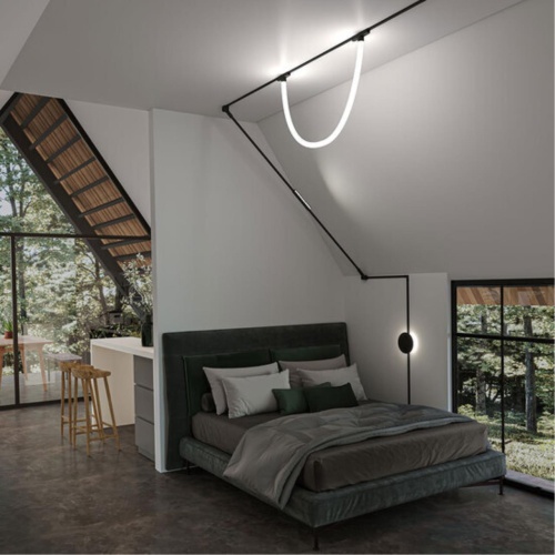 Магнитный шинопровод Arte lamp A613206 ШИНОПРОВОД НАКЛАДНОЙ (ТРЕК) 2M RAPID черный в комплекте 2 заглушки